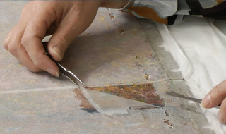 Illustration for article titled How a $12 Million Monet Was Repaired After Some Idiot Punched ItÂ